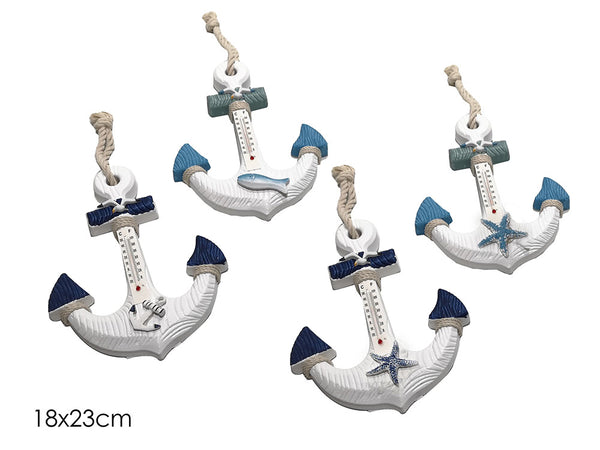 Appendino con Ancora e Termometro 18x23cm