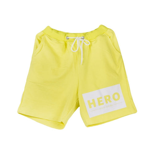 HERO'S HEROINE Pantalone Corto Tuta Uomo Hero Logo Yellow da uomo