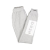 HERO'S HEROINE Pantalone Tuta Felpato Uomo Hero Logo Light Grey da uomo