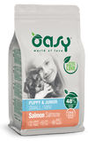 Oasy One Animal Protein Puppy e Junior Medium/Large Salmone per Cani