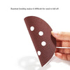 Disco in carta velcrato flessibile ed abrasiva con 8 fori 125 mm