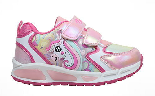 Scarpe unicorno con luci dal 24 al 31rosa