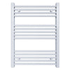 Scaldasalviette termoarredo 80x55 bianco interasse 50 cm IDRAULICO