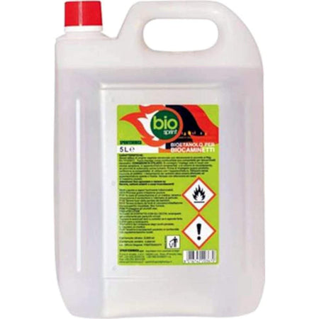 Bioetanolo inodore e antifumo, combustibile per biocamino e stufa