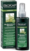 BIOKAP Olio Ristrutturante Riparatore, Gocce di Bellezza Per Capelli Secchi e Sfibrati, con FitoKeratina da Riso e Olio di Mandorle Dolci, 125 ml