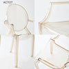 Poltrona in policarbonato trasparente ghost Cannes impilabile da interno ed esterno Bronzo