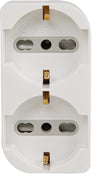 ELECTRALINE - ADATT. SALVASPAZIO 2P UNIVERSALI BIANCO