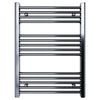 Scaldasalviette termoarredo 80x55 Cromato interasse 50 cm IDRAULICO