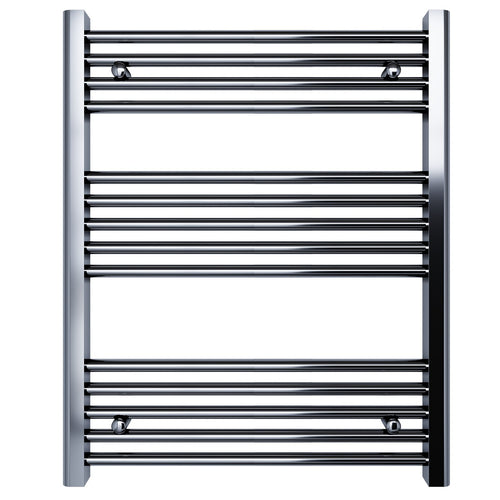 Scaldasalviette termoarredo 80x60 Cromato interasse 55 cm IDRAULICO