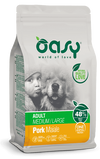 Oasy One Animal Protein Adult Medium/Large Maiale per Cani
