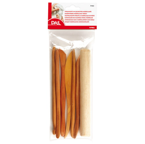 Blister 7 Spatole In Legno Per Modellare Das