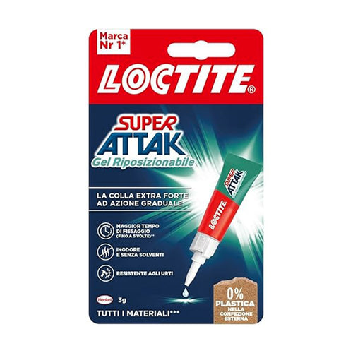 Super attack Gel riposizionabile colla liquida facile da applicare 3 gr