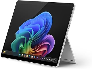 Microsoft Surface Pro Copilot+ PC 13" OLED Touchscreen Snapdragon X Elite (12 Cores) 32GB RAM 1TB SSD Latest Model, 11th Edition Platinum (Power Supply Sold Separately)