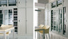 Armadio metallico ad ante scorrevoli per archiviazione colore grigio cm. 180x45x200H