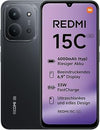 Xiaomi REDMI 15C 5G, Smartphone 4+128GB, 6.9 Inch 120Hz Display, MediaTek Dimensity 6300 Processor 6nm Octa-Core, 50MP AI Dual Camera, 6000mAh, Midnight Black
