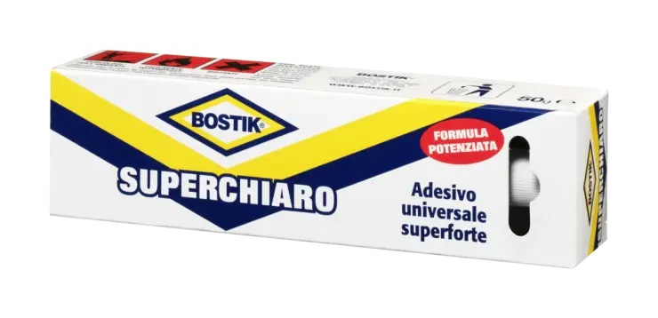 Adesivo universale superforte 125g bostick superchiaro