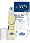 Helan, IREOS - Contorno Occhi Occhiaie Effetto Lifting, Siero Contorno Occhi e Borse Sgonfiante in Formula Gel con Fresco Roll On in Acciaio - Prodotto Skincare Illuminante Antiage con Caffeina, 10 ml