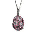 Tsars collection - Collana in Argento e Smalto con Zirconi – Tamara