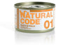 Natural Code Scatoletta 01 gusto Pollo per Gatti Adulti 85gr