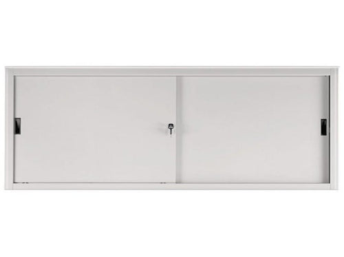 Sopralzo per armadio ad ante scorrevoli da ufficio di colore grigio cm. 180x45x85h