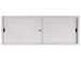 Sopralzo per armadio ad ante scorrevoli da ufficio di colore grigio cm. 180x45x85h