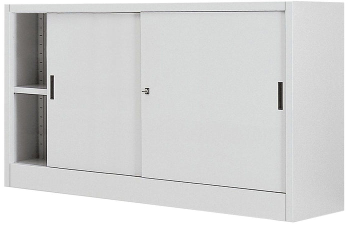 Sopralzo con ante scorrevoli in metallo verniciato in vari colori cm. 180x60x85h
