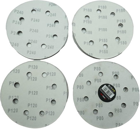 Disco abrasivo con velcro forato, confezione da 10 pezzi