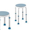 Sgabello Doccia Anziani Bambini Seduta Girevole Altezza Regolabile Antiscivolo