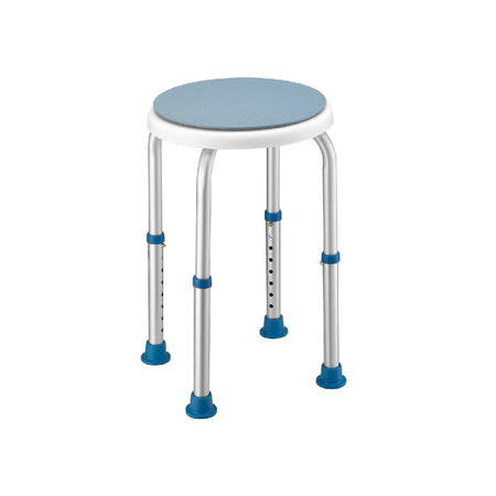 Sgabello Doccia Anziani Bambini Seduta Girevole Altezza Regolabile Antiscivolo