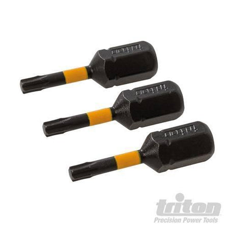 3 pz Punte inserti S2 ad impatto a taglio per cacciavite avvitatori in acciaio Triton
