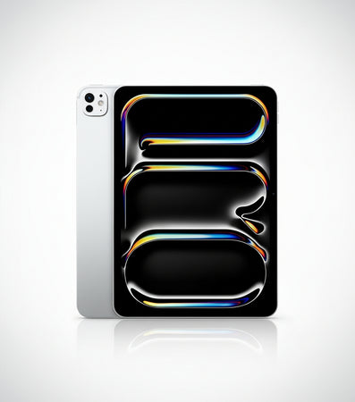 Apple iPad Pro (M4), 28 cm: Ultra Retina XDR Display, 1TB, 12MP Landscape Front Camera/12MP Rear Camera, LiDAR Scanner, Wi-Fi 6E, Face ID, All Day Battery, Nano Texture Glass, Silver