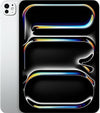Apple iPad Pro (M4), 28 cm: Ultra Retina XDR Display, 512GB, 12MP Landscape Front Camera/12MP Rear Camera, LiDAR Scanner, Wi-Fi 6E, Face ID, All Day Battery, Standard Glass, Silver