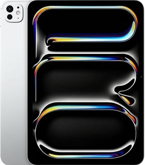 Apple iPad Pro (M4), 28 cm: Ultra Retina XDR Display, 512GB, 12MP Landscape Front Camera/12MP Rear Camera, LiDAR Scanner, Wi-Fi 6E, Face ID, All Day Battery, Standard Glass, Silver