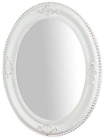 Biscottini Specchiera da appendere verticale/orizzontale L54xPR4xH64 cm. finitura bianco anticato