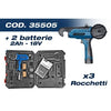Pinza legatrice a batteria 18 v 2ah Litio 35505 professionale per piattina, piante da giardino e vigneto