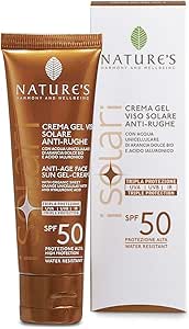 Crema Solare Viso Antirughe SPF50  50 ml
