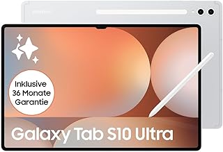Samsung Galaxy Tab S10 Ultra AI Tablet, Android Tablet, 12GB RAM, 1TB Memory, AMOLED Display, Anti-Reflection Coating, Includes S Pen, WiFi, Platinum Silver, 36 Month Warranty