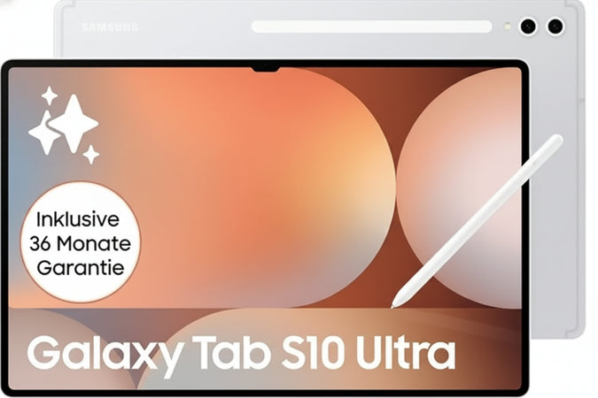 Samsung Galaxy Tab S10 Ultra AI Tablet, Android Tablet, 12GB RAM, 1TB Memory, AMOLED Display, Anti-Reflection Coating, Includes S Pen, WiFi, Platinum Silver, 36 Month Warranty