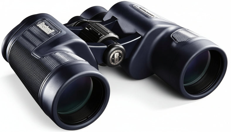 Bushnell H2O Binocolo, Custodia e Tracolla Inclusi, Resistente all'Acqua, Portatile, Prismi a Porro Bak - 4 , Rivestimento in Gomma Antiscivolo, 8 x 42 mm