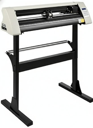 VEVOR 720 mm Vinyl Cutter 28 Inch Vinyl Cutter Plotter Machine White Vinyl Cutting Plotter 630 mm Cutting Width Cutting Plotter Device Cutter Plotter with Stand