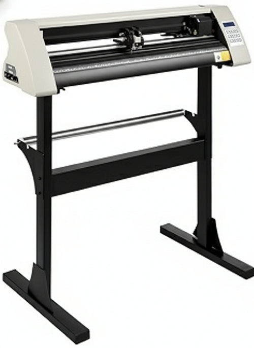 VEVOR 720 mm Vinyl Cutter 28 Inch Vinyl Cutter Plotter Machine White Vinyl Cutting Plotter 630 mm Cutting Width Cutting Plotter Device Cutter Plotter with Stand