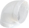 Curva a 90 ° per tubo aerazione canalizzata sezione Tonda in ABS