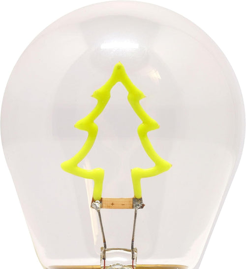 Legami Lampada da Tavolo a forma di Lampadina, For Indoor Use Only, Ricaricabile con Cavo USB, Senza Fili, Tema Xmas Tree