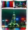 Caleffi Parure Lenzuola Copriletto per Letto Matrimoniale Hong Kong D76 - Passarelli Biancheria