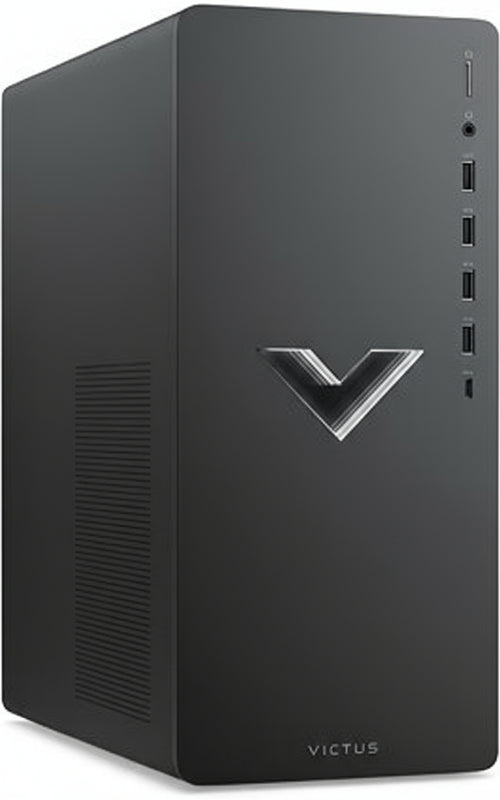 HP Victus Gaming PC, Intel Core i5-14400F, 16GB DDR4 RAM, 512GB SSD, NVIDIA GeForce RTX 4060, Windows 11 Home, Black