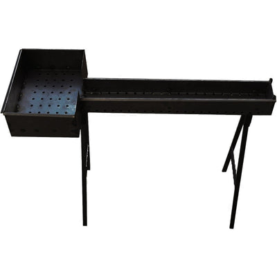 Barbecue cuoci arrosticini con testa per carbone bbq fornacella per spiedini di carne e pesce