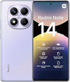 Xiaomi Redmi Note 14 Pro, Smartphone, 8 + 256 GB, Purple, 200 MP Professional AI Camera, 5500 mAh Battery, 32 MP Selfie Camera, AI Functions (Charger Not Included)