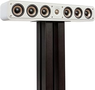 Polk Audio Signature Elite Es35 - Altoparlante per Canale Centrale, Certificato Audio, Compatibile con Dolby Atmos e Dts: X, Tweeter da 1 e Woofer da 3, Bianco