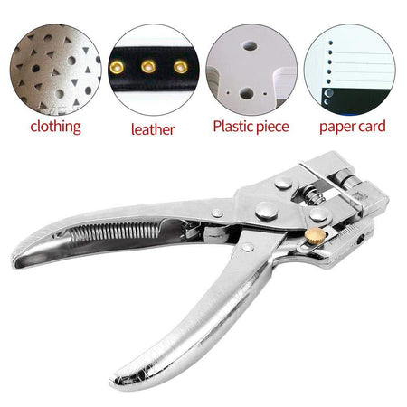 Pinza punzonatrice per occhielli in metallo da 165 mm con 50 occhielli