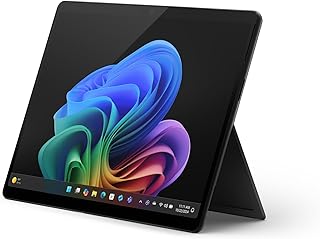 Microsoft Surface Pro (Charger Not Included), Copilot Plus PC, Touch Screen OLED 13, Snapdragon X Elite, 16GB RAM, SSD 512TB, Model, 11th Edition, Black